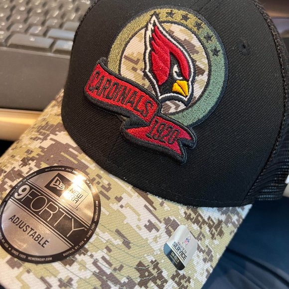 Arizona Cardinals New Era 9FORTY Salute To Service Mesh Snapback Hat Cap $34 - Picture 9 of 10